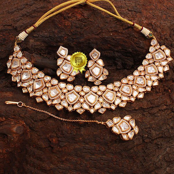 Beautiful Ocean Vintage Stone Necklace Set