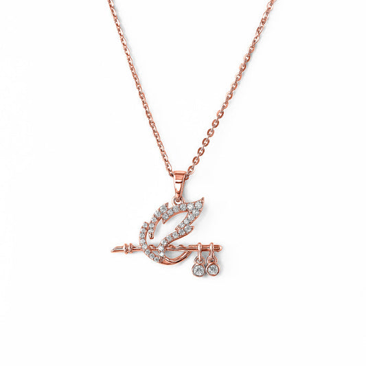 Beautiful Rose Gold Lord Spirit Pendant with Chain