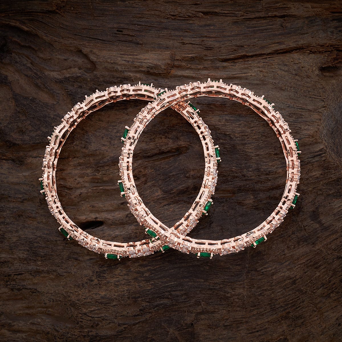 Royal Trinket Rose Gold-Plated Bangle