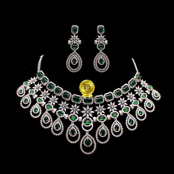 Beautiful Galactic Glamour Designer Necklace Set