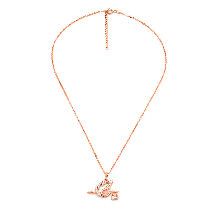 Beautiful Rose Gold Lord Spirit Pendant with Chain