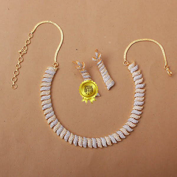 Luxury & Fashionable Sunset Designer Necklace Set