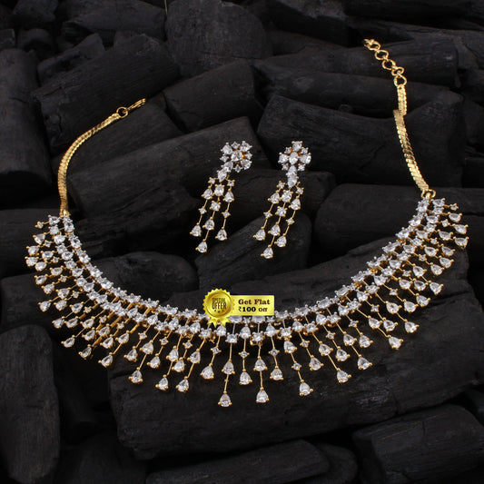 Luxury Waterdrop Designer Necklace Set