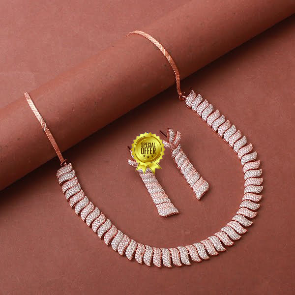 Luxury & Fashionable Sunset Designer Necklace Set