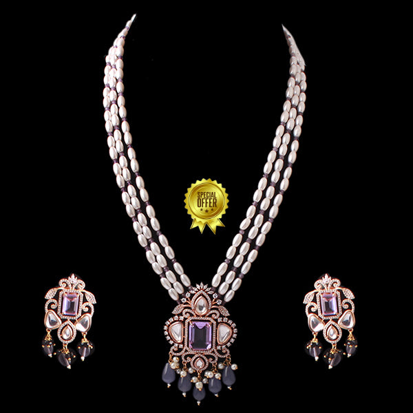 Luxury & Beautiful Mariya Long Necklace Set