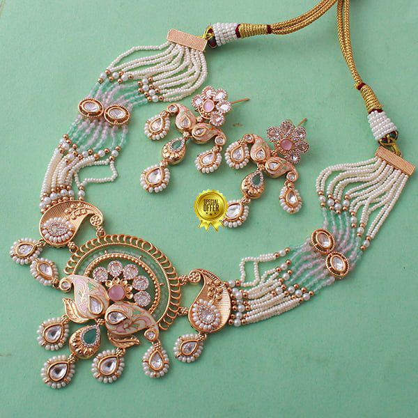 Luxury & Beautiful Daisy Antique Necklace Set