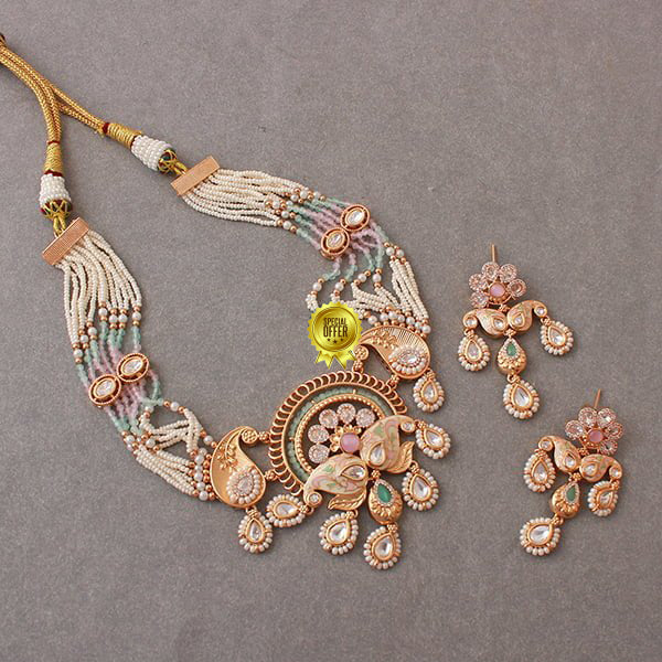 Luxury & Beautiful Daisy Antique Necklace Set