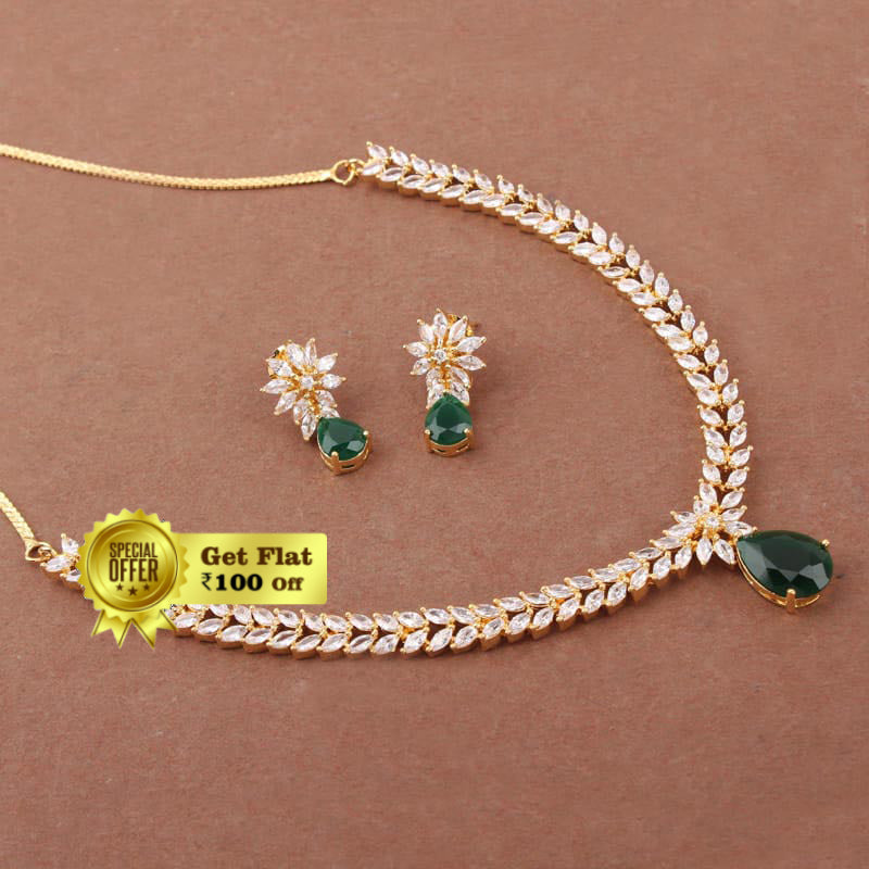 Royal & Fashionable Designer Lily Necklace Set