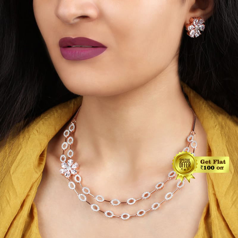 Beautiful & Fashionable Cyl Designer Necklace Set