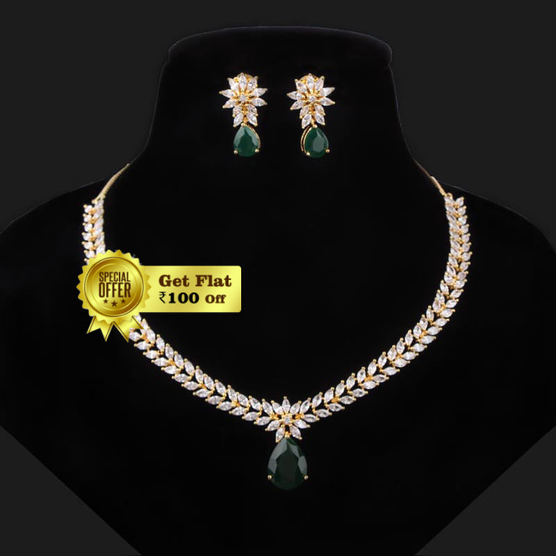 Royal & Fashionable Designer Lily Necklace Set